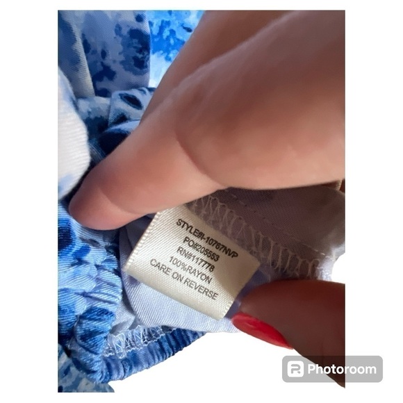 LOVESTITCH Claudia boho tie-dye top women’s size Large - Picture 5 of 5